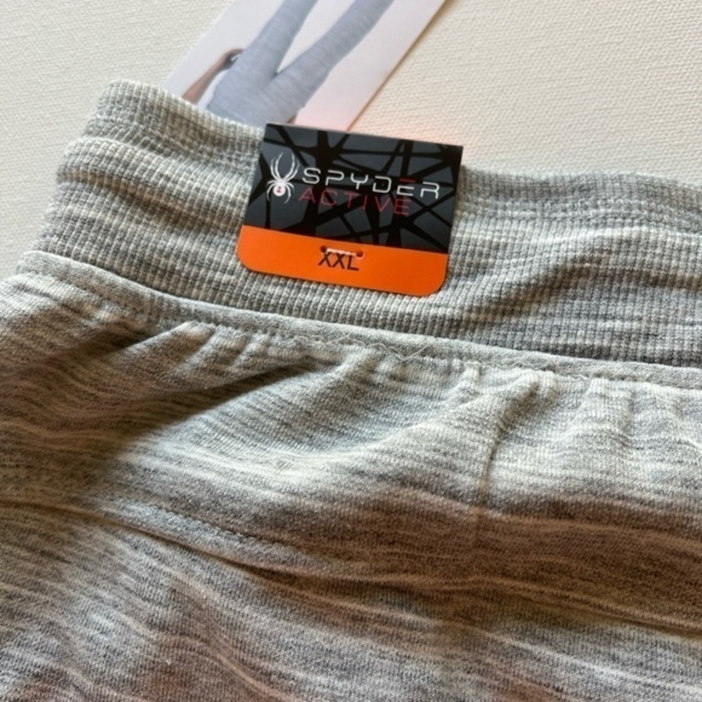 NWT Mens Spyder Sweatpants 2XL Active Gray Outdoors Winter Casual New (Z) - Picture 7 of 9
